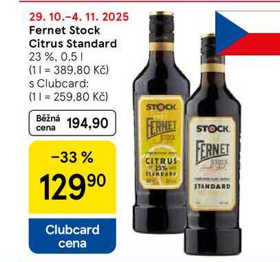 Fernet Stock Citrus Standard 23 %, 0,5 l
