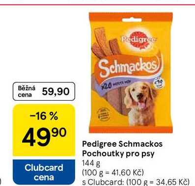 Pedigree Schmackos Pochoutky pro psy, 144 g 