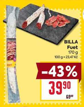 BILLA Fuet 170 g
