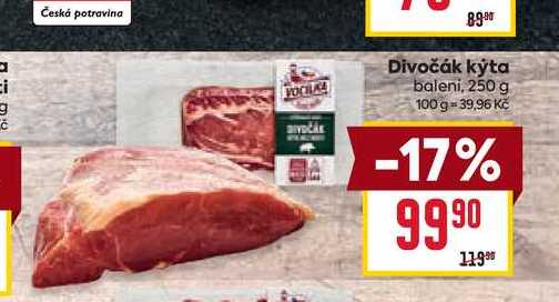 Divočák kýta baleni, 250 g 