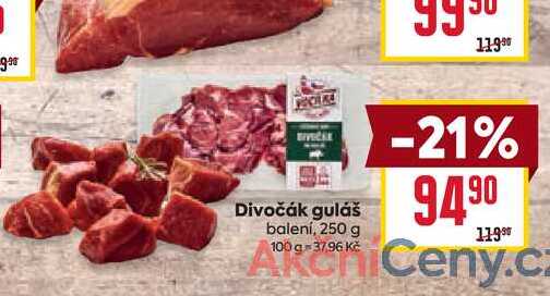 Divočák guláš balení, 250 g