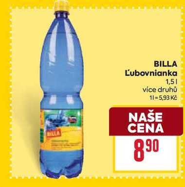BILLA Ľubovnianka 1,5l
