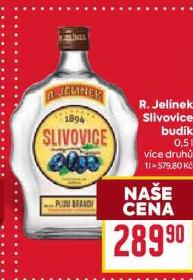 R. Jelínek Slivovice budík 0,5l