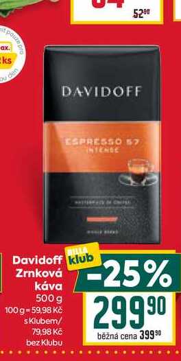 Davidoff Zrnková Κάνα 500 g