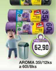 FINO pytle na odpadky ROMA 35l/12ks