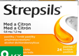 STREPSILS Med a citron, 24 pastilek