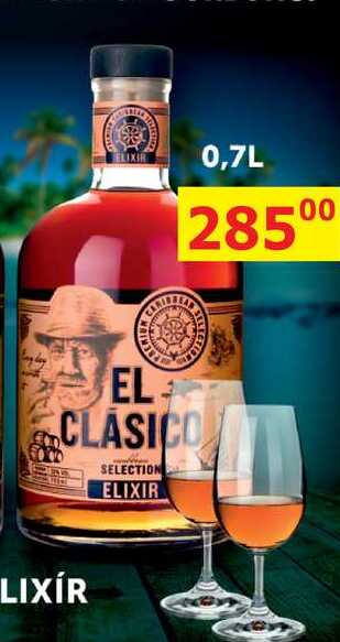 El Clásico Elixír 0,5l 30%