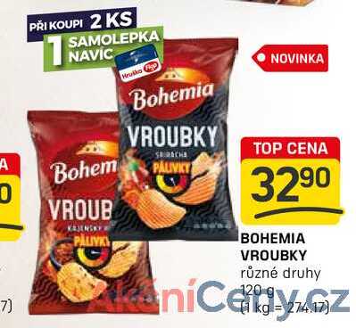 BOHEMIA VROUBKY různé druhy 120 g 