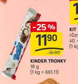 KINDER TRONKY 18 g