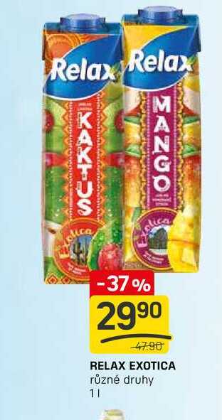 RELAX EXOTICA různé druhy 1l