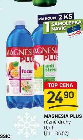 MAGNESIA PLUS různé druhy 0,7l