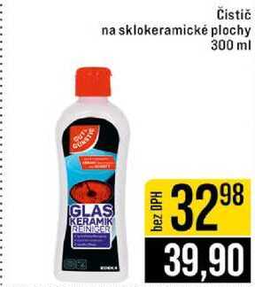 Edeka G&G Čistič na sklokeramické plochy 300 ml 