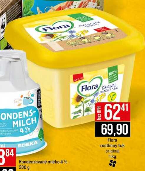 Flora rostlinný tuk original 1 kg