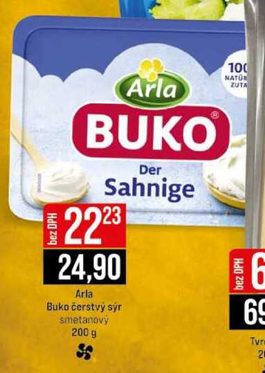 Arla Buko čerstvý sýr smetanový 200 g