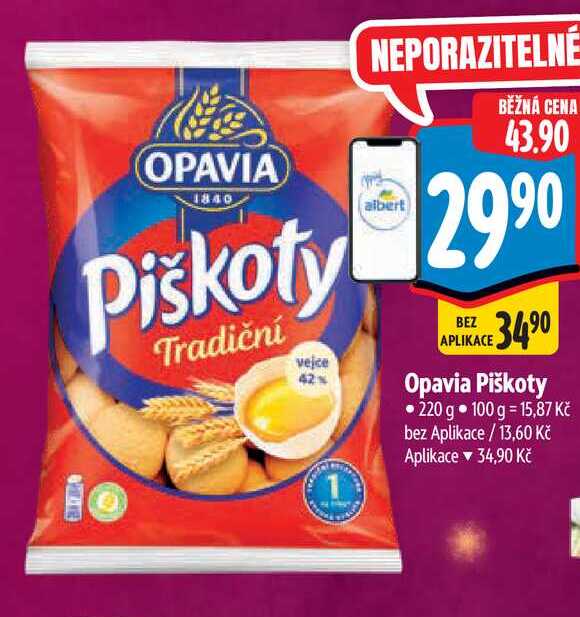 Opavia Piškoty 220 g
