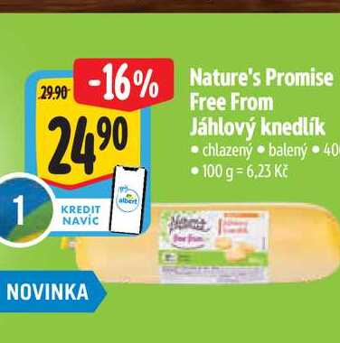   Nature's Promise Free From Jáhlový knedlík  400 g