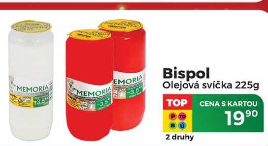 Bispol Olejová svíčka 225g