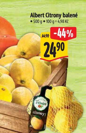 Albert Citrony balené 500 g 