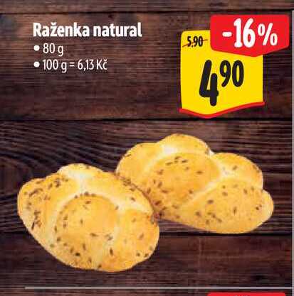 Raženka natural 80g 