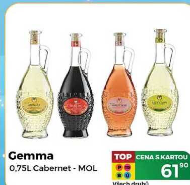 Gemma 0,75L Cabernet - MOL