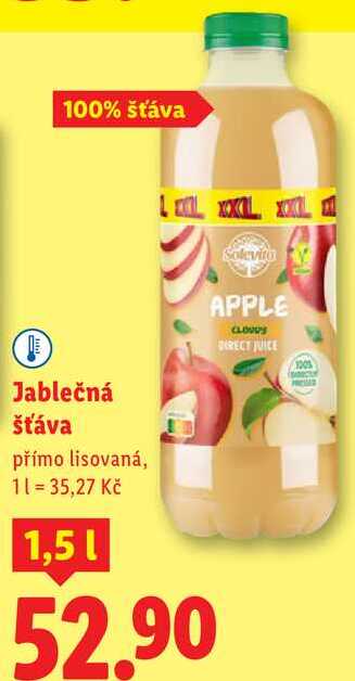 Jablečná šťáva, 1,5 l