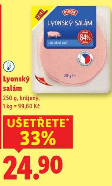 Lyonský salám, 250 g