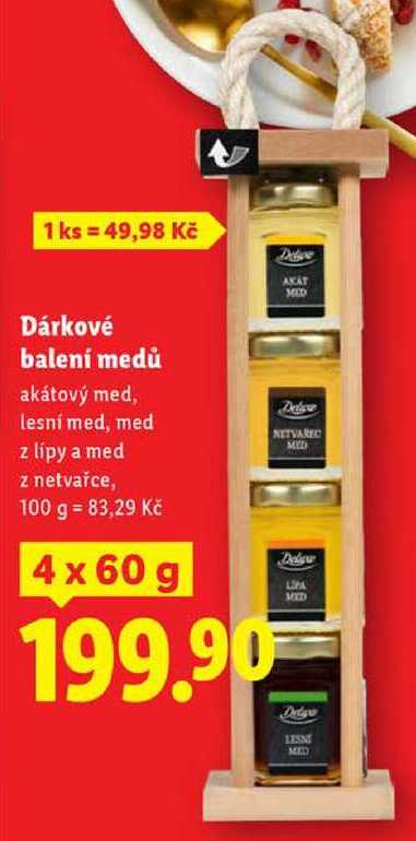 Dárkové balení, 4x 60 g