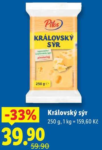 Královský sýr, 250 g