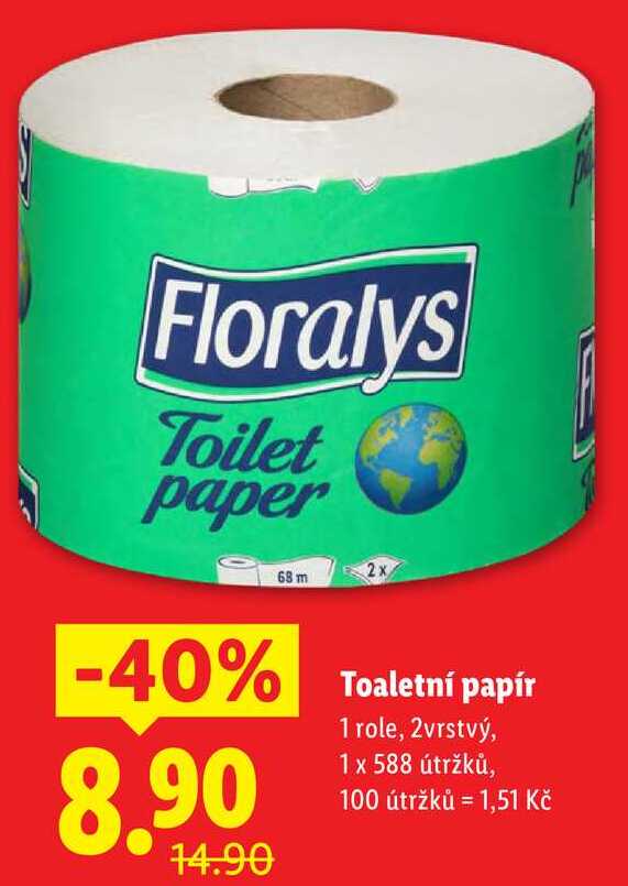 FlToaletní papír, 1 role