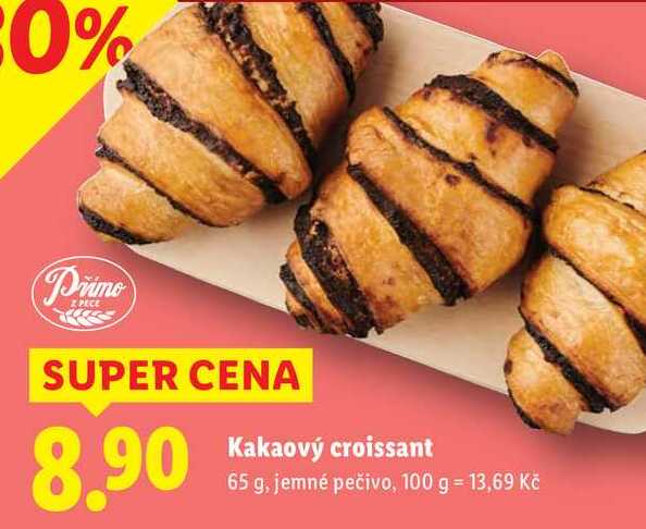 Kakaový croissant, 65 g