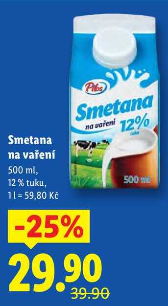 Smetana na vaření, 500 ml