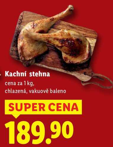 Kachní stehna, cena za 1 kg
