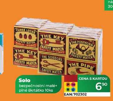 Solo bezpečnostní malé+ plné škrtátko 10ks