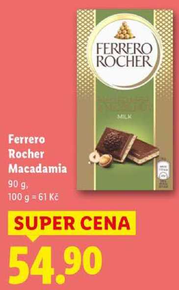 Ferrero Rocher Macadamia, 90 g