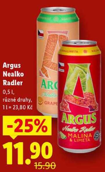Argus Nealko Radler, 0,5 l