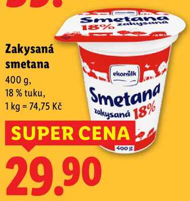 Zakysaná smetana, 400 g
