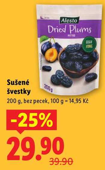 Sušené švestky, 200 g