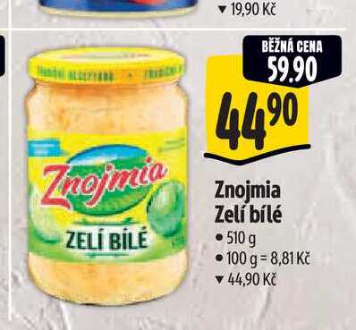   Znojmia Zelí bílé  510 g  
