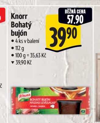 Knorr Bohatý bujón 4 ks
