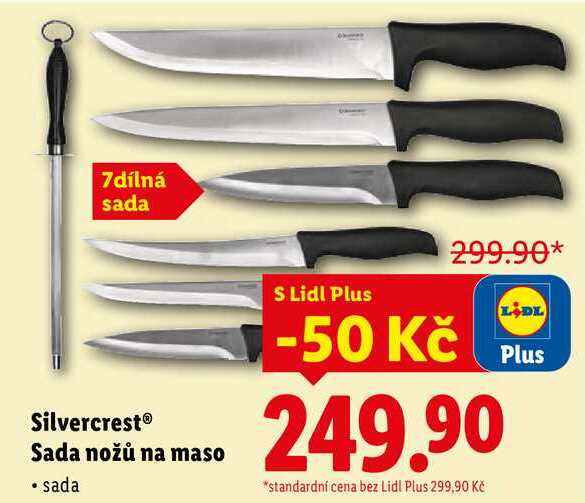 Silvercrest Sada nožů na maso