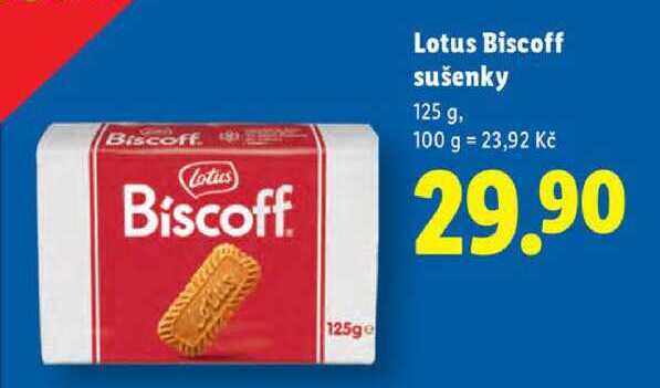 Lotus Biscoff sušenky, 125 g