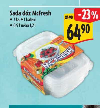 Sada dóz McFresh 3 ks