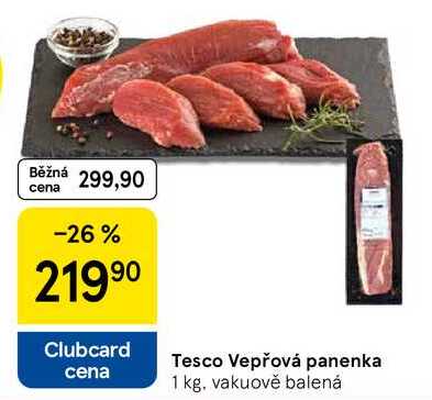 Tesco Vepřová panenka, 1 kg 