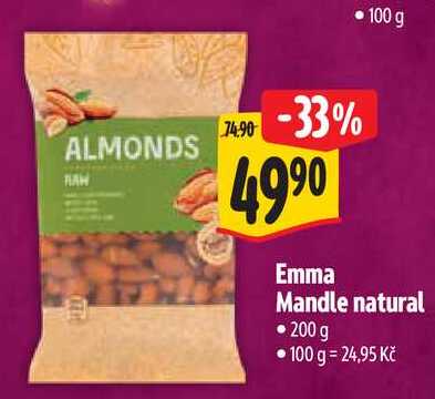 Emma Mandle natural, 200 g 