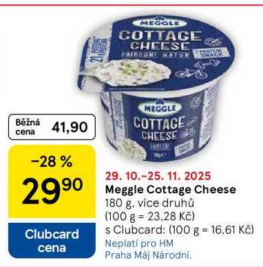 Meggle Cottage Cheese, 180 g, více druhů 