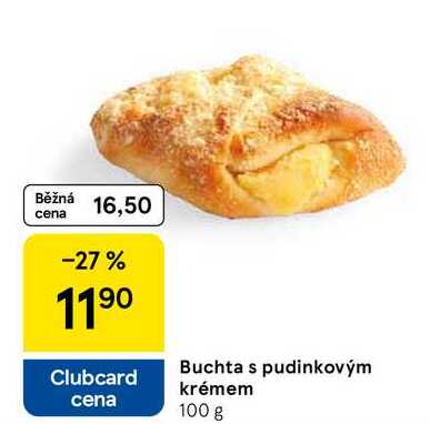 Buchta s pudinkovým krémem, 100 g