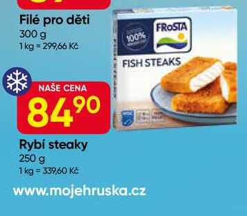 FroSTA Rybi steaky 250 g