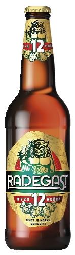 Radegast Ryze Hořká 12, světlý ležák 0,5l