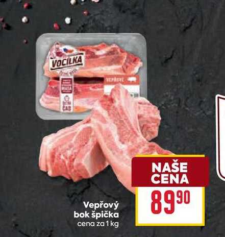 Vepřový bok špička cena za 1 kg