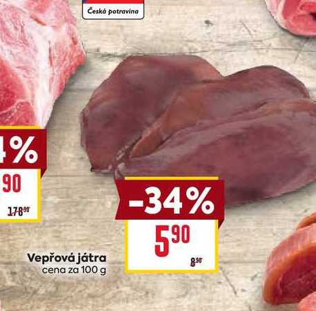 Vepřová játra 100g